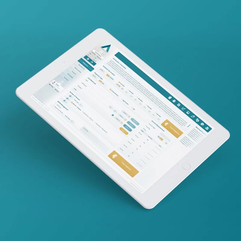 User interface design for the Artisan Sonics platform - imark image