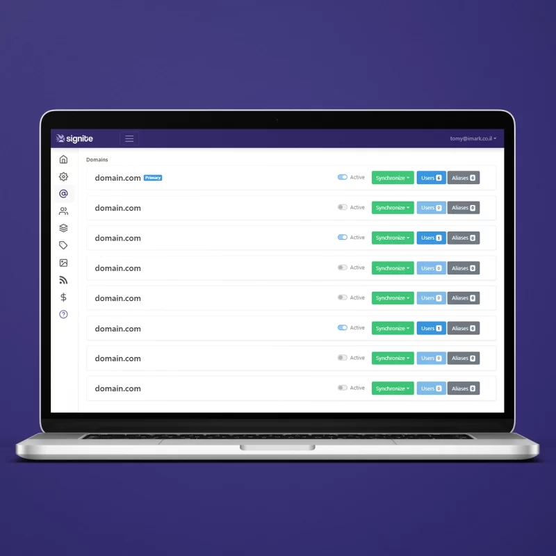 Signite platform design and development - imark image