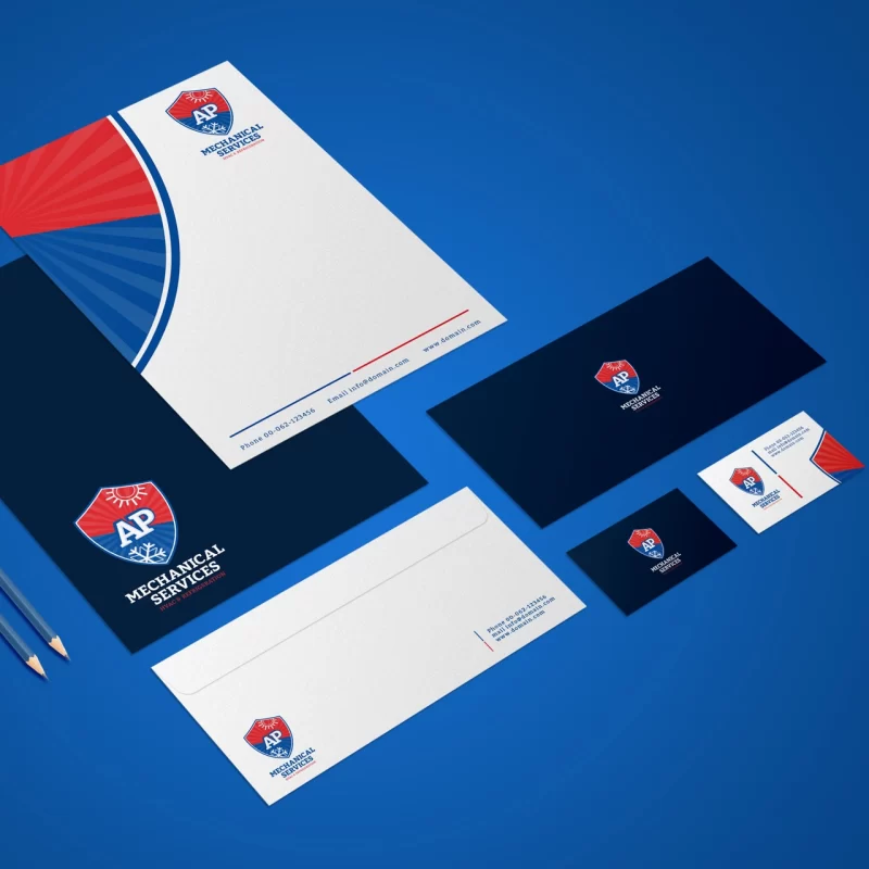 Branding and Logo Design for AP Mechanical Services - imark image