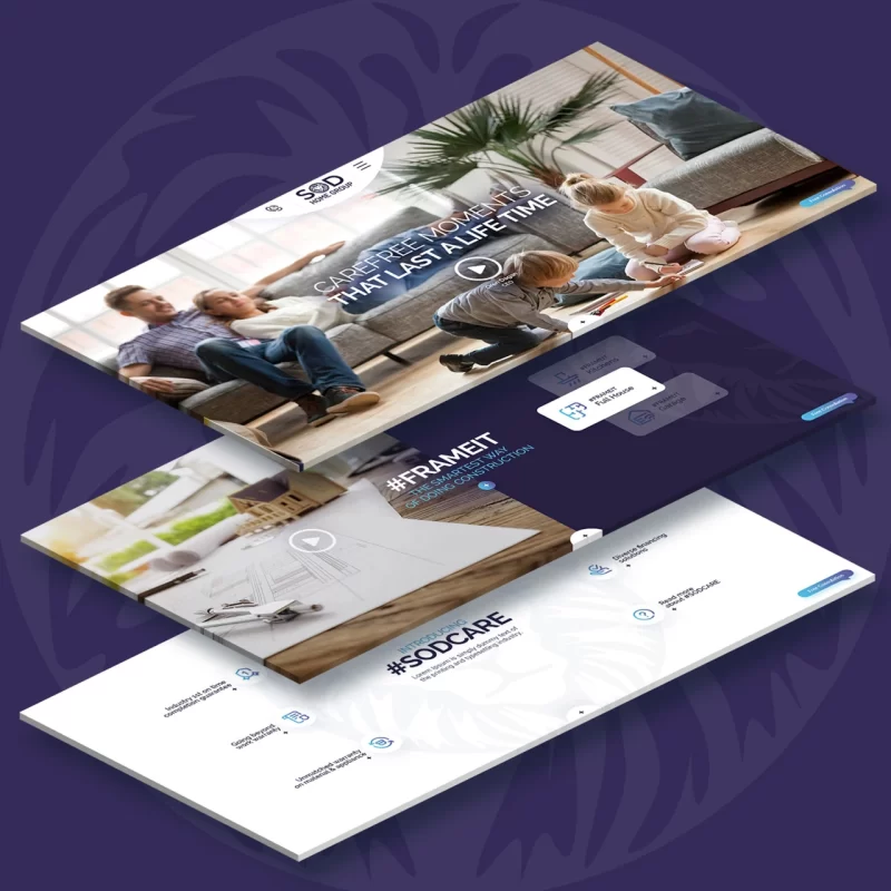 SOD Home Group Bespoke Website Design and Development - imark image