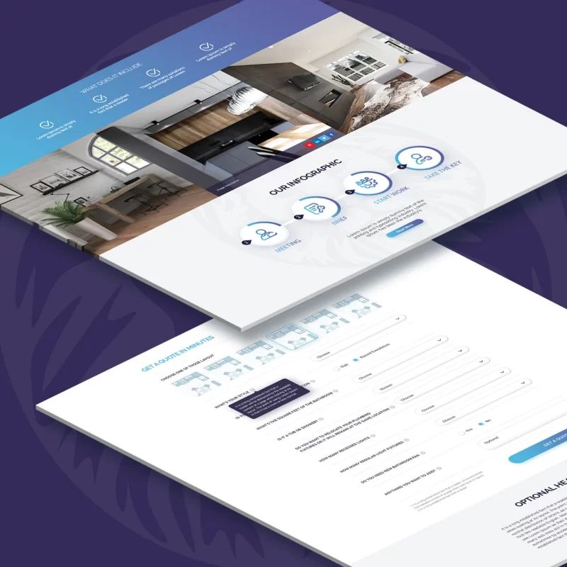 Sod Home Group Bespoke Website Design