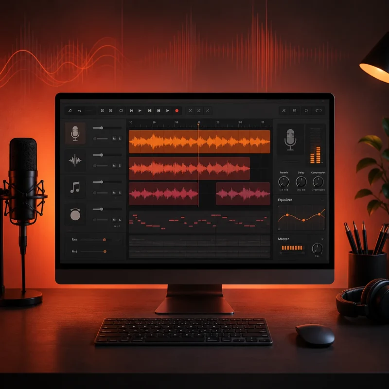 Music Production, Voiceovers and Audio Content - imark image